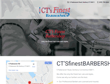 Tablet Screenshot of ctsfinestbarbershop.com